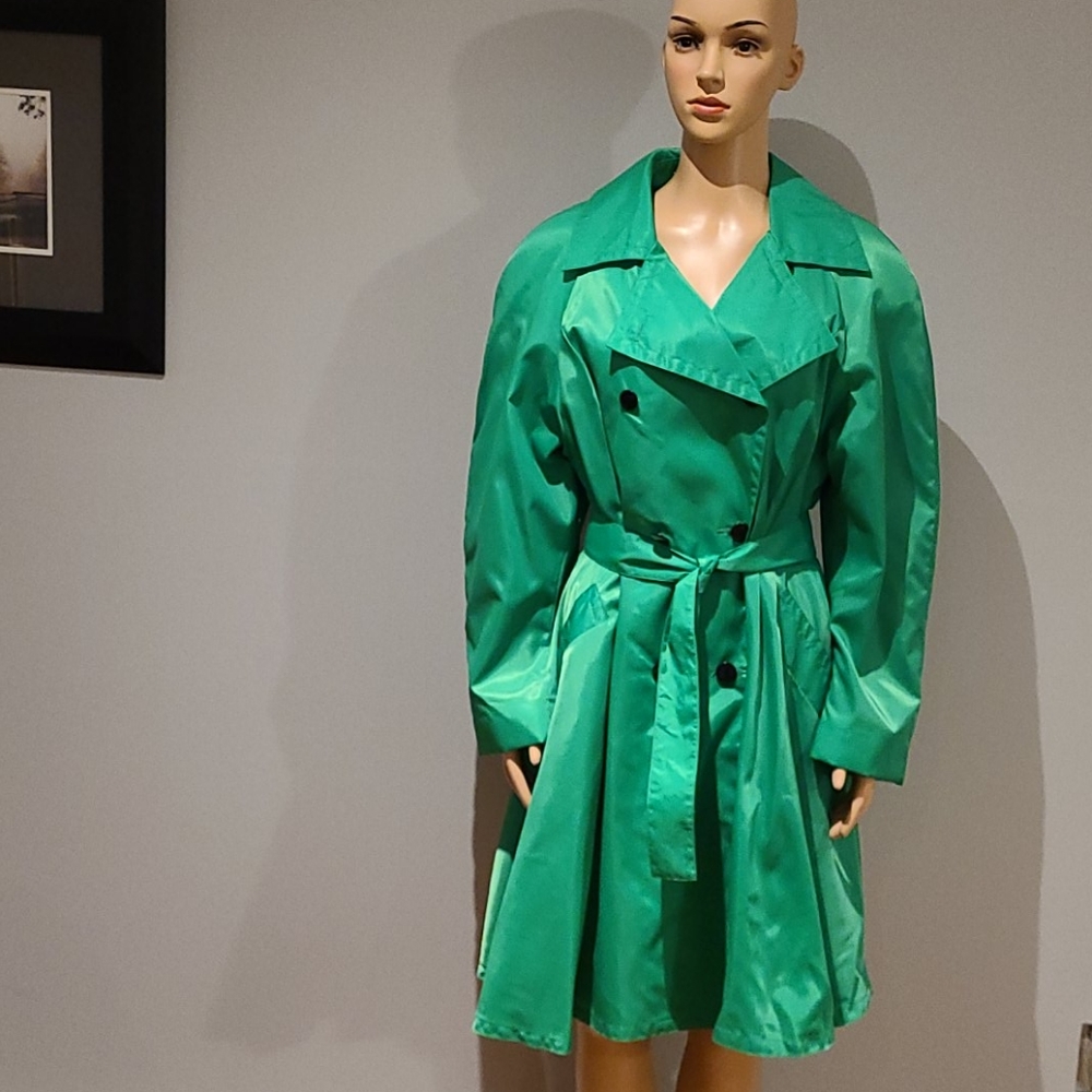 Vintage HMR by Hillary Radley trench size 8 - Picture 1 of 8